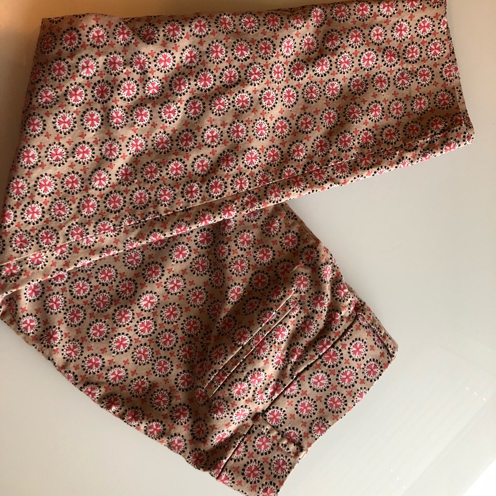 Loft Ann Taylor Vibrant Patterned Dress Pants